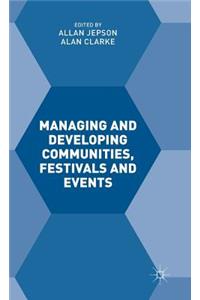 Managing and Developing Communities, Festivals and Events