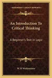 Introduction to Critical Thinking