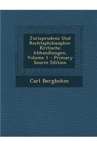 Jurisprudenz Und Rechtsphilosophie