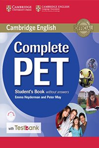 Complete Pet Student's Book Without Answers and Testbank