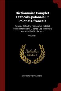 Dictionnaire Complet Francais-polonais Et Polonais-francais