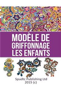 Modèle de griffonnage les enfants