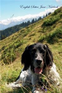 English Setter June Notebook English Setter Record, Log, Diary, Special Memories, To Do List, Academic Notepad, Scrapbook & More