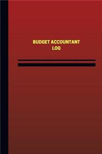 Budget Accountant Log (Logbook, Journal - 124 pages, 6 x 9 inches)