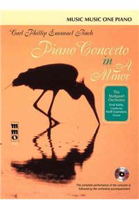 C.P.E. Bach: Concerto in a Minor, Piano [With CD (Audio)]