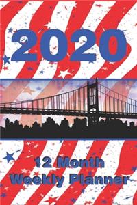 2020 12 Month Weekly Planner