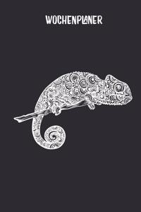 Wochenplaner mit Chameleon als Krafttier