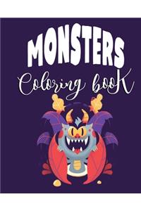 Monster coloring book