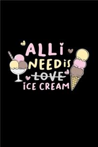 All I need is ice cream