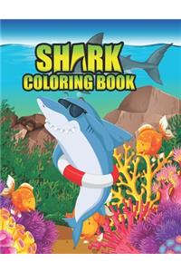 Shark coloring Book