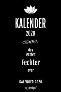 Kalender 2020 für Fechter