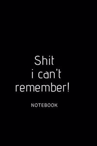 shit i cant remember notebook