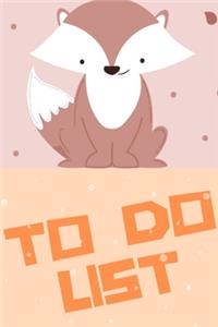 To Do List Kawaii Zorrito