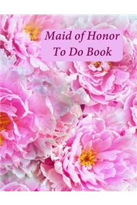 Maid of Honor To Do Book