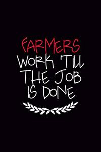 Farmers Work 'Till The Job Is Done