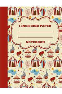 1 Inch Grid Paper Notebook