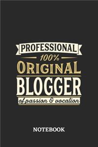 Professional Original Blogger Notebook of Passion and Vocation