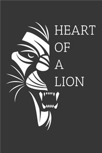 Heart Of A Lion Notebook
