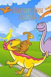 Dinoshapes Book Coloring