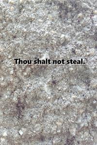 2020 Weekly Planner Religious Theme 7th Commandment Traditional Stone