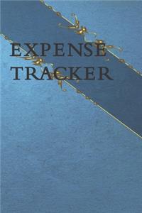 Expense Tracker: spending ledger, log book, journal for personal finance.