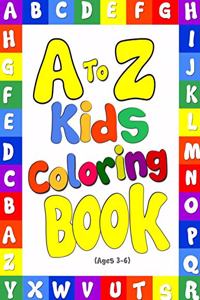 A to Z Kids Coloring Book! Uppercase Letters and Lowercase Letters Coloring Fun