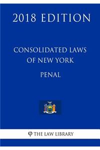 Consolidated Laws of New York - Penal (2018 Edition)