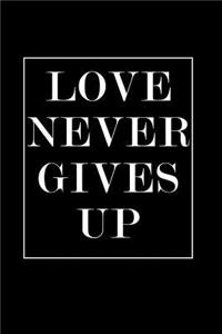 Love Never Gives Up