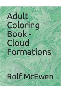 Adult Coloring Book - Cloud Formations