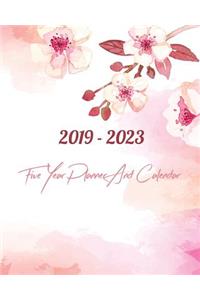 2019-2023 Five Year Planner and Calendar