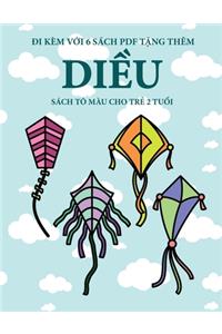 Sách tô màu cho trẻ 2 tuổi (Diều)