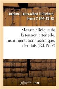 Mesure Clinique de la Tension Artérielle, Instrumentation, Technique, Résultats