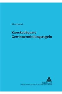 Zweckadaequate Gewinnermittlungsregeln