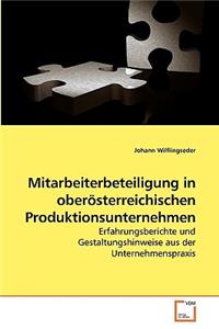 Mitarbeiterbeteiligung in oberösterreichischen Produktionsunternehmen