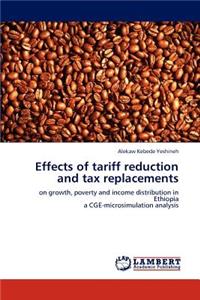 Effects of tariff reduction and tax replacements