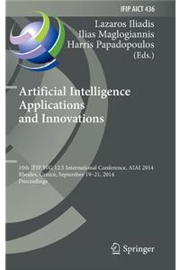 Artificial Intelligence Applications and Innovations