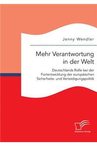 Mehr Verantwortung in der Welt