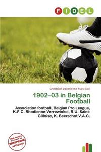 1902-03 in Belgian Football