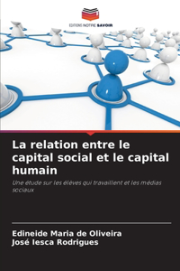 relation entre le capital social et le capital humain