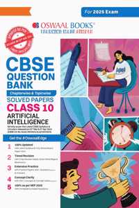 Oswaal CBSE Question Bank Class 10 Artificial Intelligence, Chapterwise and Topicwise Solved Papers For Board Exams 2025
