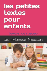 les petites textes pour enfants