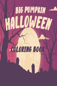 big pumpkin halloween coloring book
