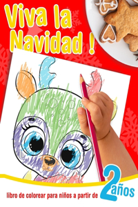 Viva la Navidad! - libro de colorear para niños a partir de 2 años