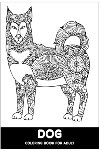 Dog Coloring Book For Adult