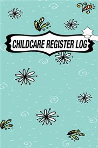 Childcare Register Log