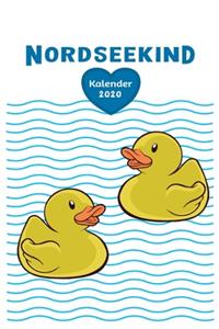 Nordseekind gelbe Badeente Kalender 2020