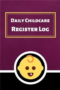 Daily Childcare Register Log