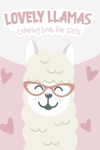 Lovely Llamas Coloring Book for Girls