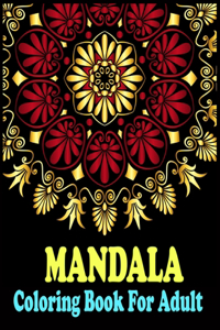Mandala coloring Book For adult