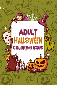 Adult Halloween Coloring Book